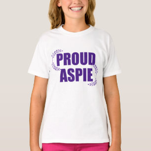 Camiseta Síndrome Bonito de Asperger Roxo-Púrpura