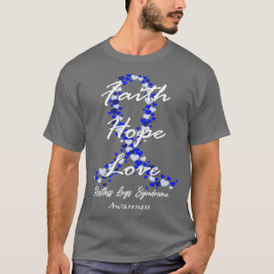 Camiseta Síndrome das Pernas Inquietas Sensibilização Fé Es