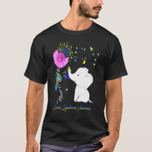 Camiseta Síndrome de Abaixo do Elefante - Síndrome de Down