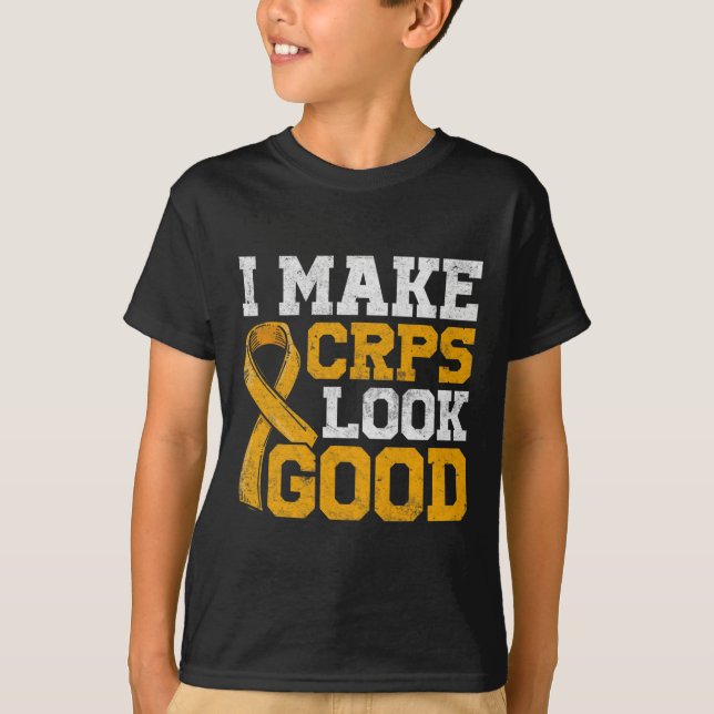 Camiseta Síndrome de Dor Regional Complexa CRPS Nove de Con (Frente)