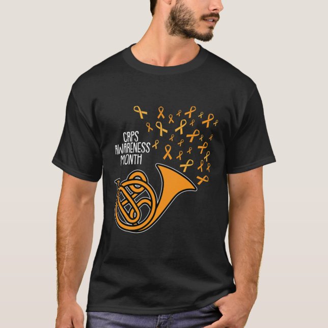 Camiseta Síndrome de Dor Regional Complexa Mês de Consciênc (Frente)