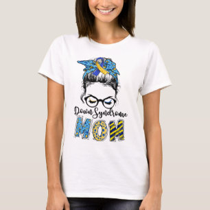 Camiseta Síndrome de Down Mamãe Mensageiro Awarenes da Sínd