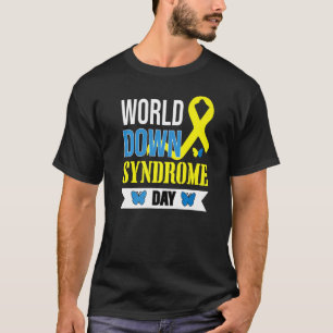 Camiseta Síndrome de Down Sensibilização Dia Mundial T21 Az