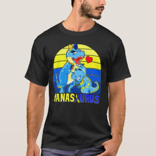 Camiseta Síndrome de Down Sensibilização Nana Saurus T Rex