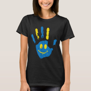 Camiseta Síndrome de Down Sensibilização Sorria Trisomia 21