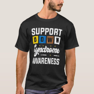 Camiseta Síndrome de Down Sensibilização Trisomia 21 Suport