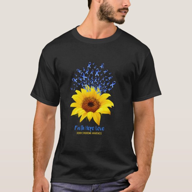 Camiseta Síndrome de Down, síndrome de Down para m (Frente)