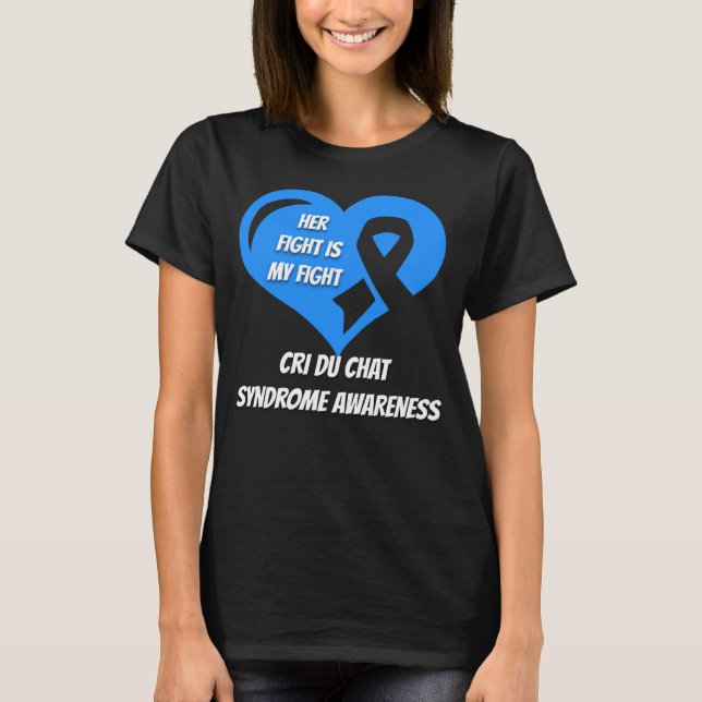 Camiseta Síndrome de Du Chat Sensibilização (Frente)