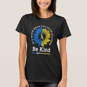 Camiseta Síndrome de Kind Down Sensibilização Friso Girasso