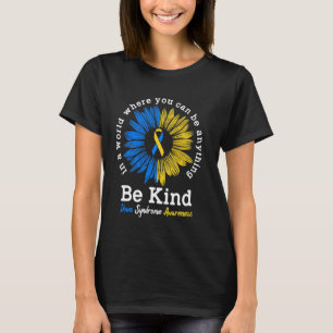 Camiseta Síndrome de Kind Down Sensibilização Friso Girasso