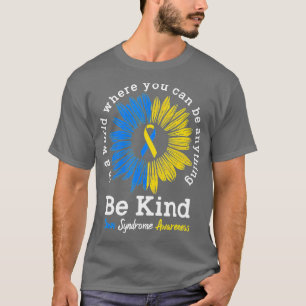 Camiseta Síndrome de Kind Down Sensibilização Friso Girasso