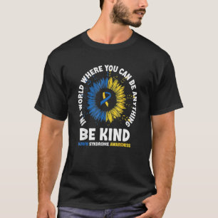Camiseta Síndrome de Kind Down Sensibilização Friso Girasso