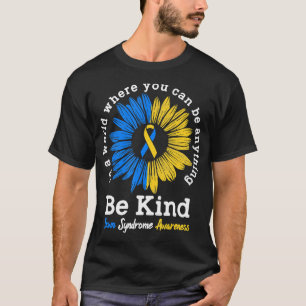 Camiseta Síndrome de Kind Down Sensibilização Friso Girasso