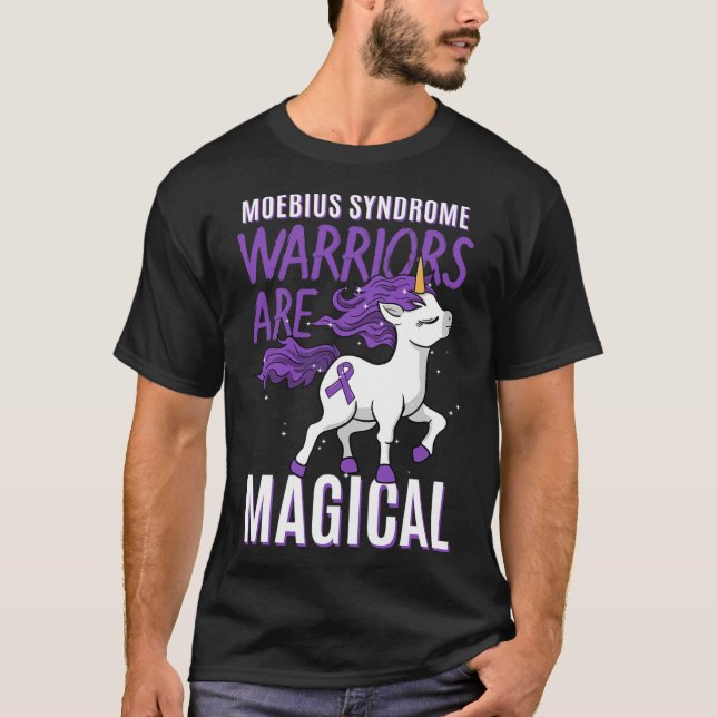 Camiseta Síndrome de Moebius Guerreiro Unicorn Mobius Par F (Frente)