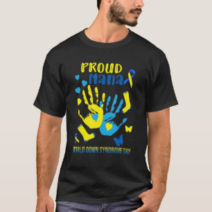 Camiseta Síndrome de Nana para Baixo Orgulhosa T21