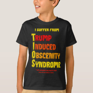 Camiseta Síndrome de Obscenidade Induzida por Tios Trump En