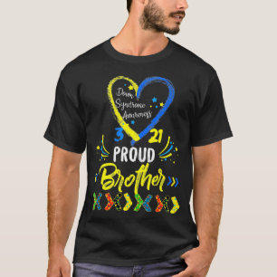 Camiseta Síndrome de Orgulho Irmão Sensibilização Irmã