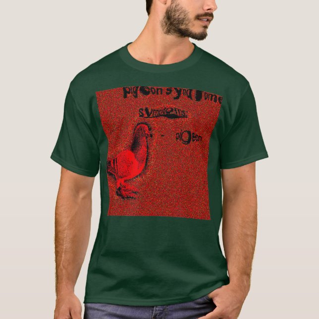 Camiseta Síndrome de Pombo Memória Seca Profunda (Frente)