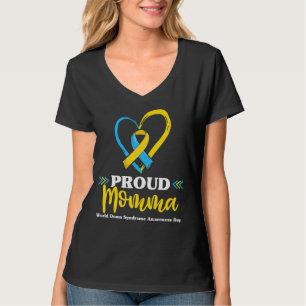 Camiseta Síndrome de Proud Down Mama Trisomia Sensibilizaçã