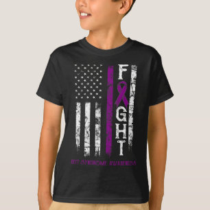 Camiseta Síndrome de Rett Guerreiro Americano Síndrome de B