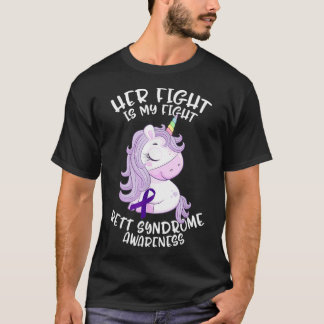Camiseta Síndrome de Rett Sensibilização Mês RTS Fita Roxa 