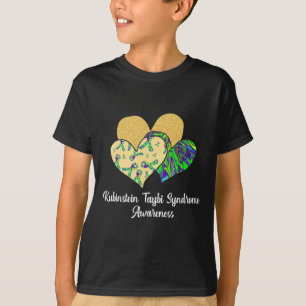 Camiseta Síndrome de Rubinstein Taybi Sensibiliza Corações