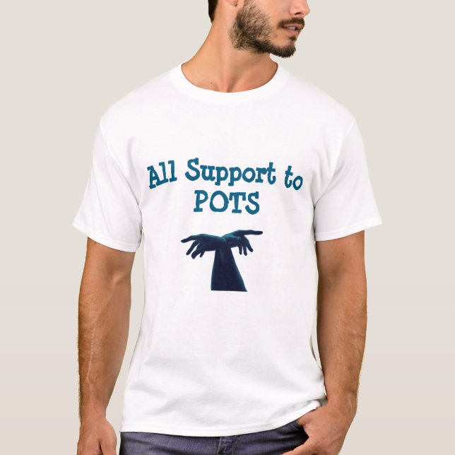 Camiseta Síndrome de Taquicardia Ortostática Postural/POTES (Frente)