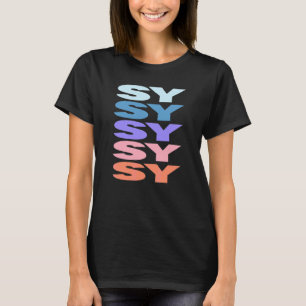 Camiseta Síndrome de Texto Repetido Moderno