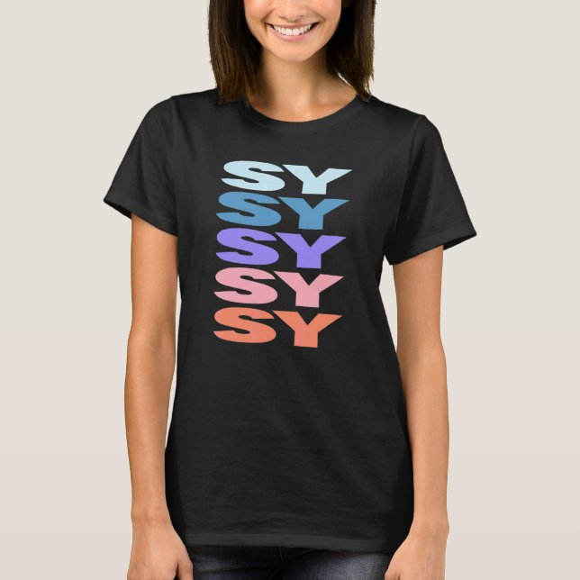 Camiseta Síndrome de Texto Repetido Moderno (Frente)