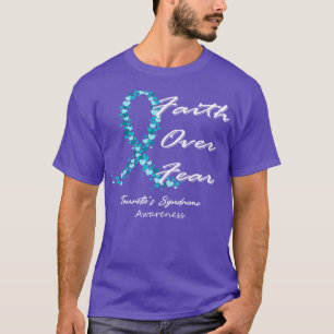 Camiseta Síndrome De Tourettes Sensibilização Fé Sobre O Me