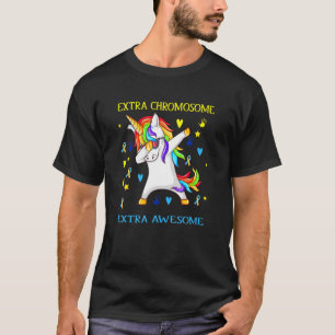 Camiseta Síndrome de Unicórnio Abaixo Extra Cromossoma Extr
