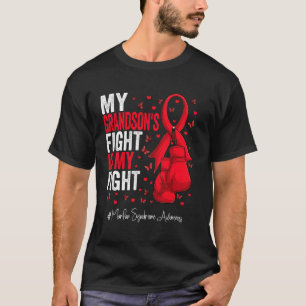Camiseta Síndrome do Avô da Faixa Vermelha Marfan Sensibili