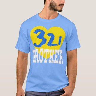 Camiseta Síndrome Mundial para Baixo Risomia 21 BROHER Love
