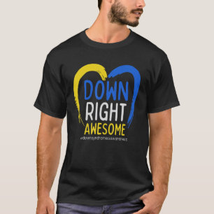 Camiseta Síndrome Nacional para Baixo Sensibilização Direta