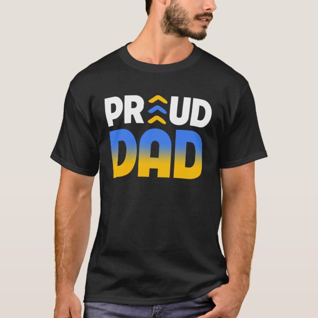 Camiseta Síndrome T21 de Correspondência Familiar com Setas (Frente)