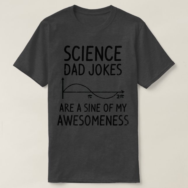 Camiseta Sine Of Awesomity Design Science Premium (Frente do Design)