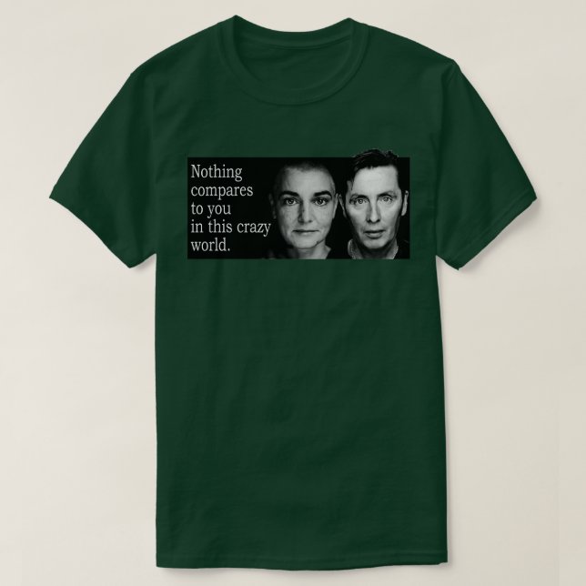 Camiseta Sinead OConnor e Christy Dignam (Frente do Design)