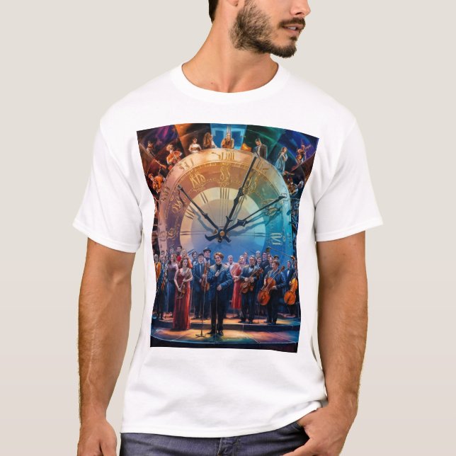 Camiseta Sinfonia através do tempo (Frente)