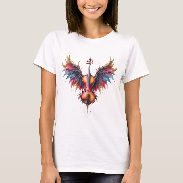 Camiseta Sinfonia dos Céus enluarados (Frente)