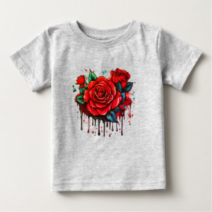 Camiseta Sinfonia Floral: Design de Impressão de Flor de Ág