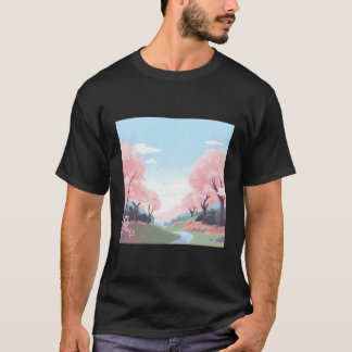 Camiseta Sinfonia Petal Sintonia Subtil K Flor Pintura
