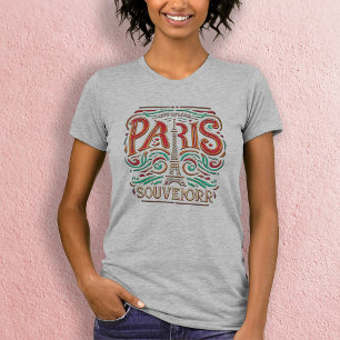 Camiseta Sinfônica de amor à sanfonia parisiense mulheres A