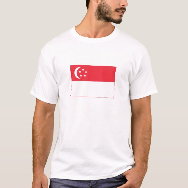 Camiseta Singapore Flag (Frente)