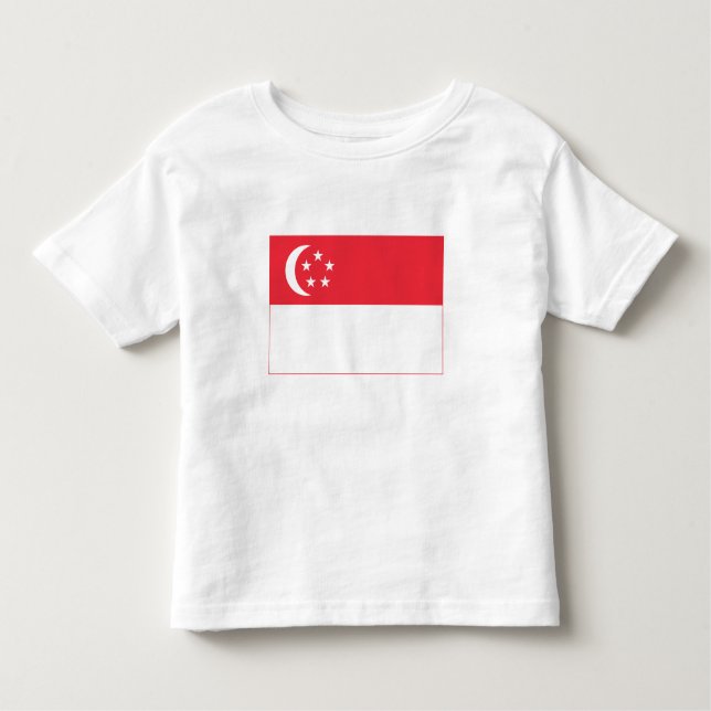 Camiseta Singapore Flag (Frente)
