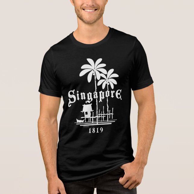 Camiseta Singapura/1819 Escuro (Frente)