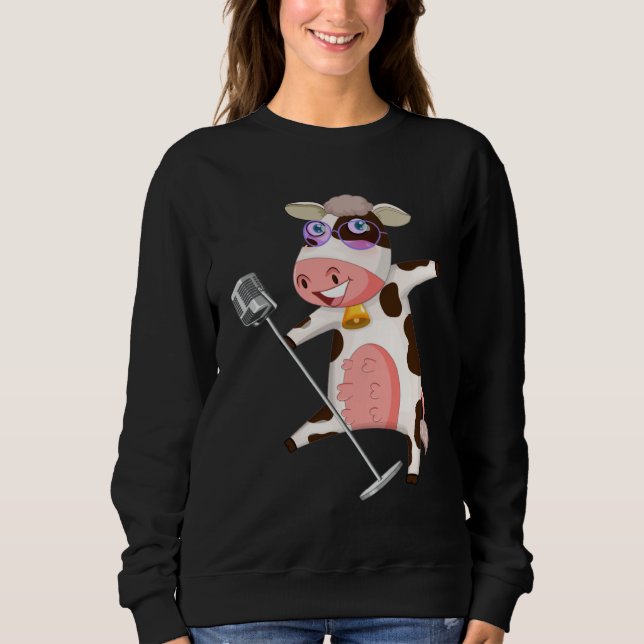 Camiseta singing cow outfit (Frente)