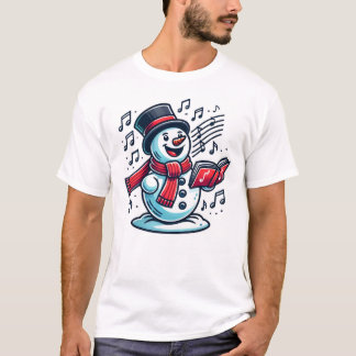 Camiseta Singing Snowman