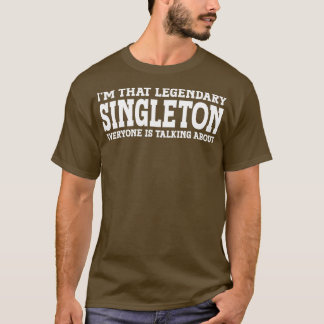 Camiseta Singleton Surname Sing para Sobrenome da Família F