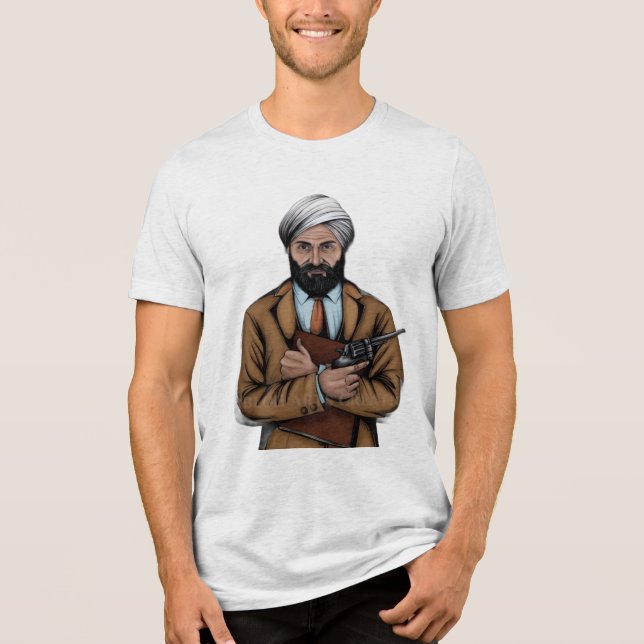 camiseta singular de udham (Frente)