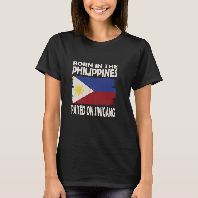 Camiseta Sinigang Philipine Filipino Falg Comida Pride (Frente)